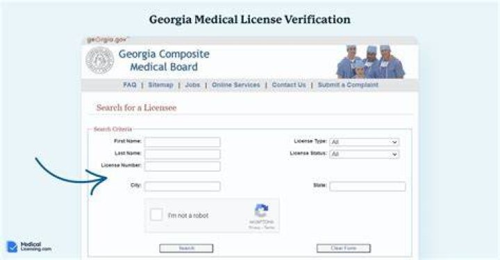 GA State Medical License
