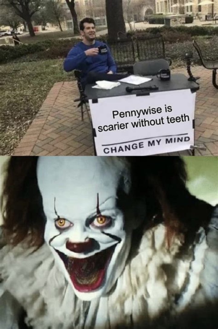 horror meme Pennywise
