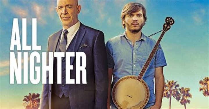 J.K. Simmons and Emile Hirsch in All Nighter