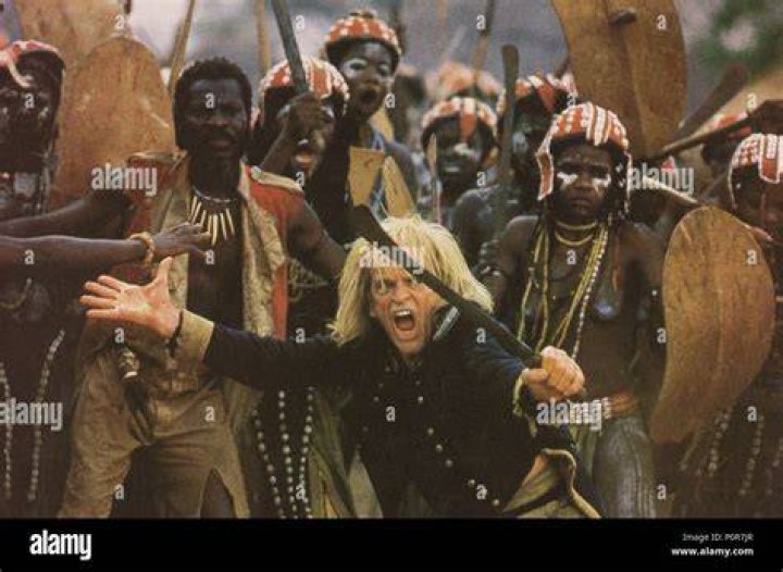 Klaus Kinski in a Werner Herzog film