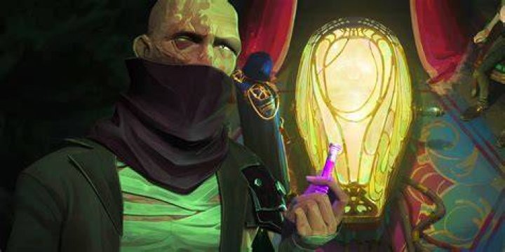 Singed offers Viktor a vial of shimmer.