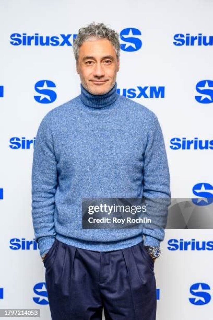 Taika Waititi visits SiriusXM Studios on November 16, 2023 in New York City. (Photo by Roy Rochlin/Getty Images)